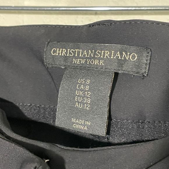 Christian Siriano Women’s Black Dress Trousers - Size 8 - Picture 2 of 5